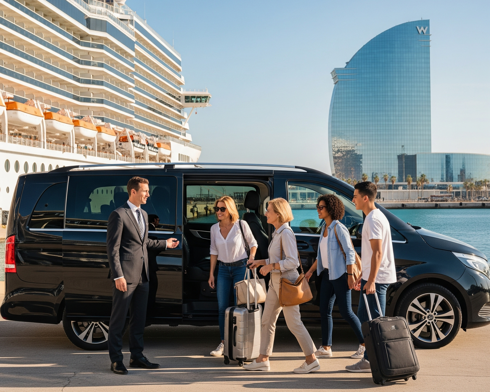 Barcelona Cruise Transfers for groups