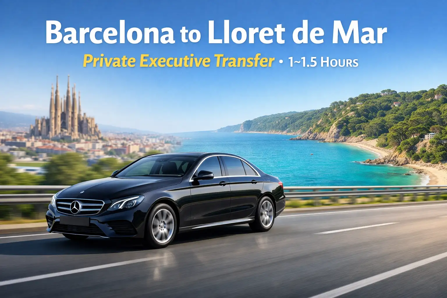 Barcelona to Lloret de Mar – Book Your Private Taxi
