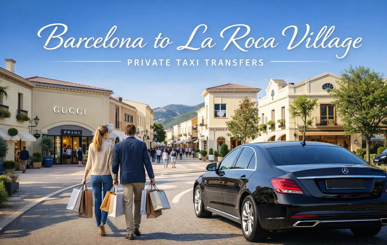 Barcelona to La Roca Village - Book Your Private Taxi