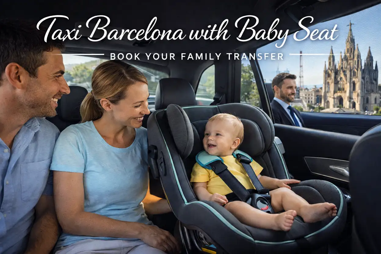 Safe Taxi Transfers in Barcelona with Baby / Child Seat