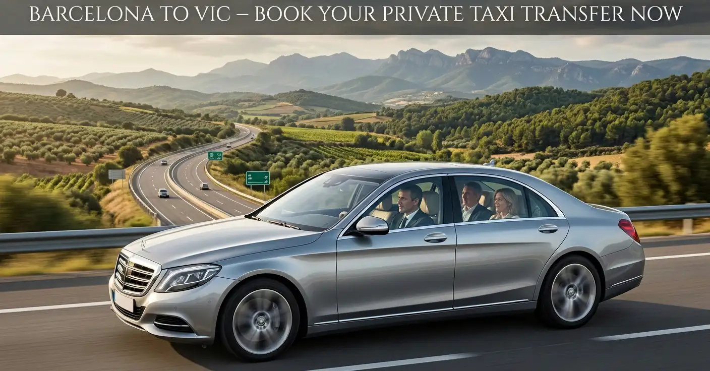 Barcelona to Vic - Book Your Private Taxi Now